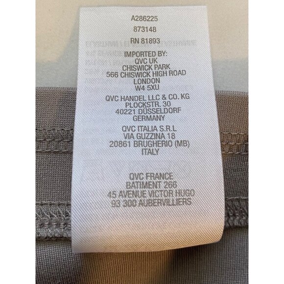 H By Halston Leggings Womens MP Gray Mid-Rise Ankle Pull On Stretch Yoga Pants - Picture 14 of 14